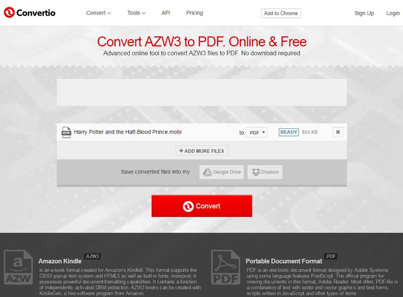 azw3 to pdf converter software